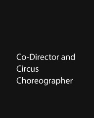 Co-director-circus-choreographer