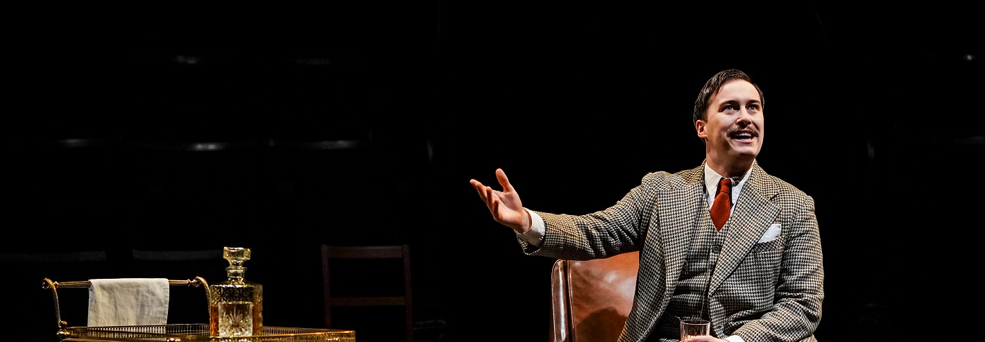Isaac Stanmore as Richard Hannay in The 39 Steps. Credit: Andrew Billington