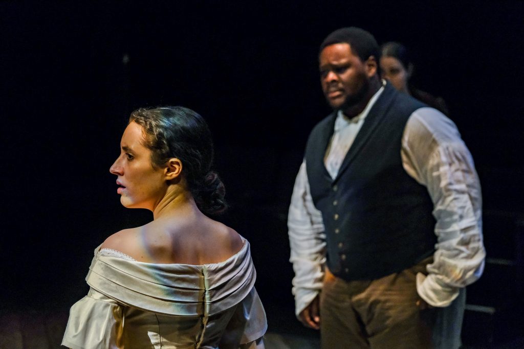 From left, Eleanor Sutton and Tomi Ogbaro in Jane Eyre